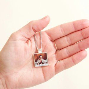 Custom photo necklace